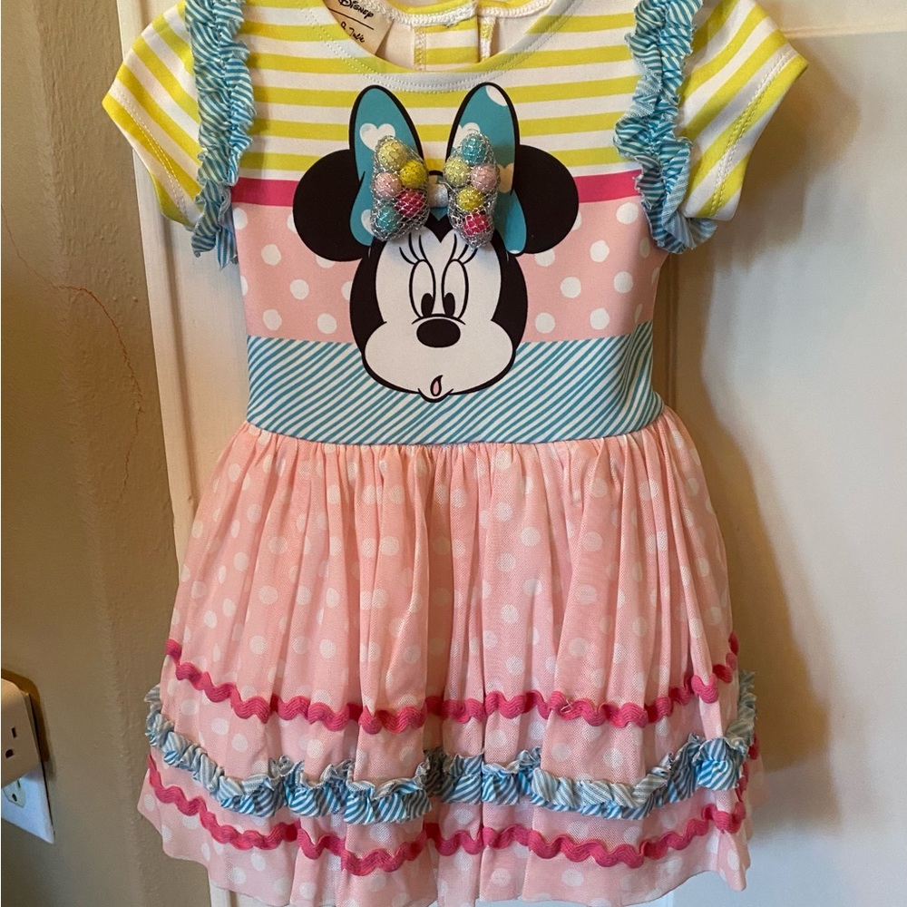 Disney Pippa & Julie Minnie Mouse Ruffle Dress Girl Sz 18M